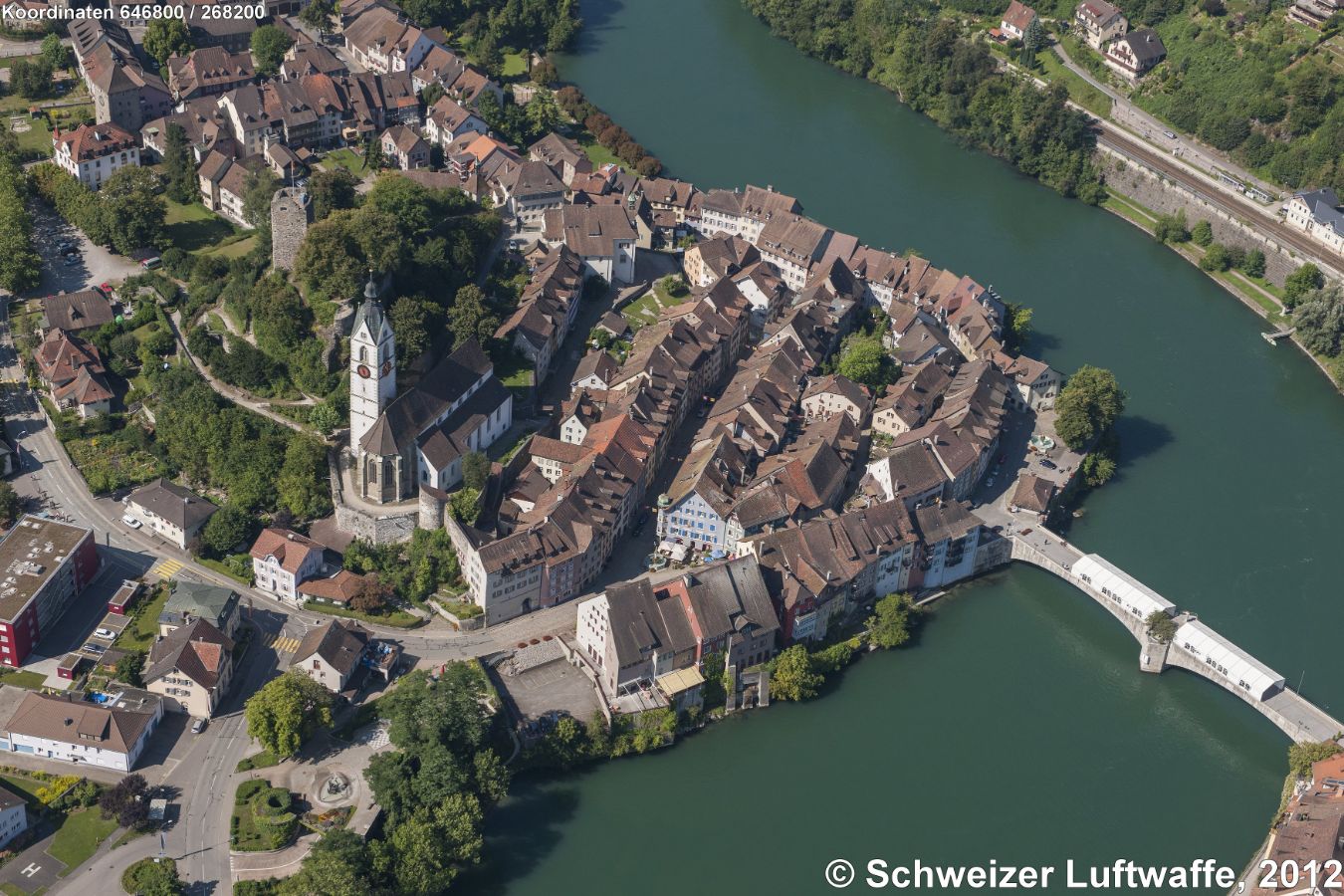 Altstadt Laufenburg, Blick gegen W